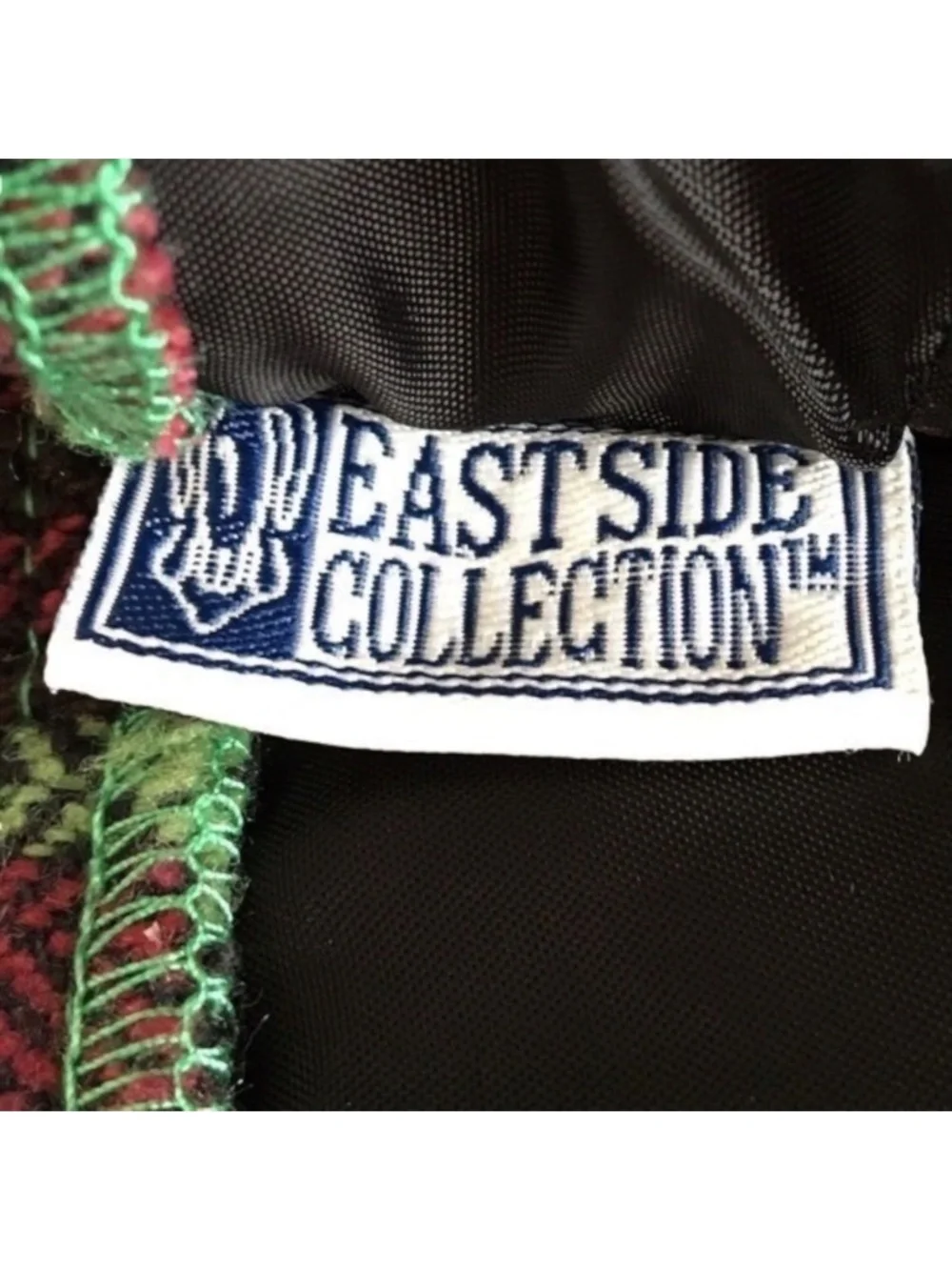 NWT East Side Collection Woven Plaid Dog Dress Size Teacup
